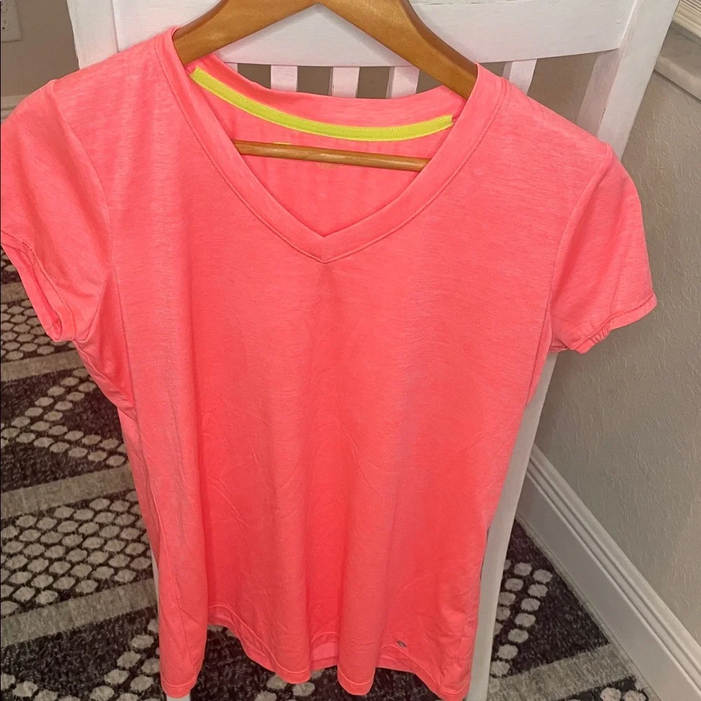 Women's V-Neck Orange T-Shirt
